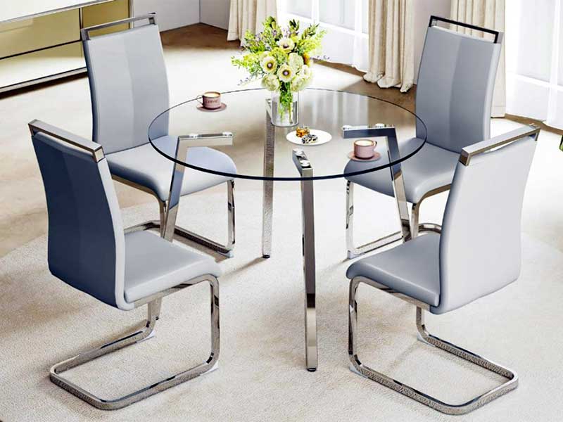 Bàn kính cường lực mặt bàn được cắt từ kính cường lực