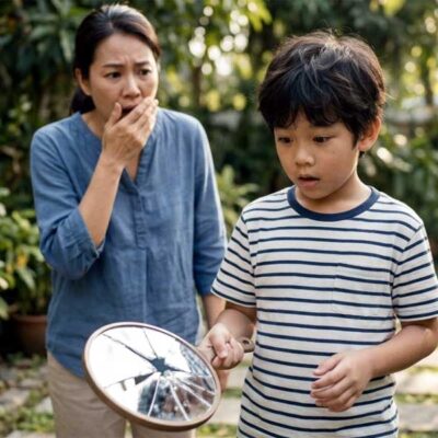 Trẻ con làm vỡ gương có sao không? 5 Việc cha mẹ phải làm ngay lập tức