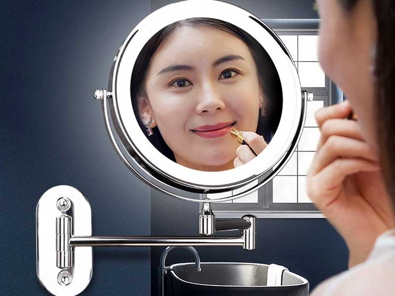 Gương soi mặt cần lắp đặt an toàn ở vị trí thích hợp